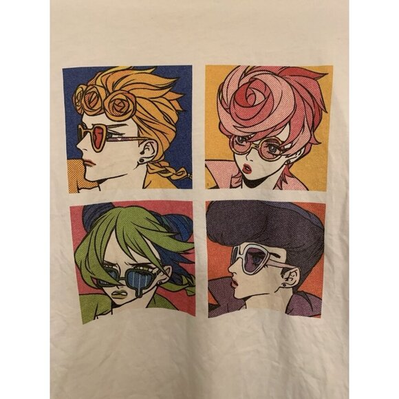 Jojo's Bizarre Adventure White T Shirt Small Colourful - Picture 2 of 8